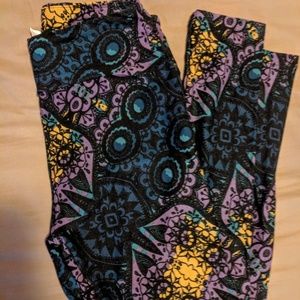 Lularow Dobby owls leggings